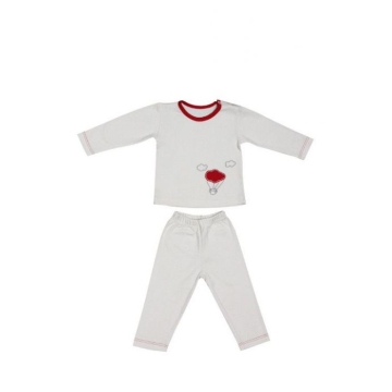Baby pajamas with bio cotton - red balloon - 18 to 24 Months - Zizzz